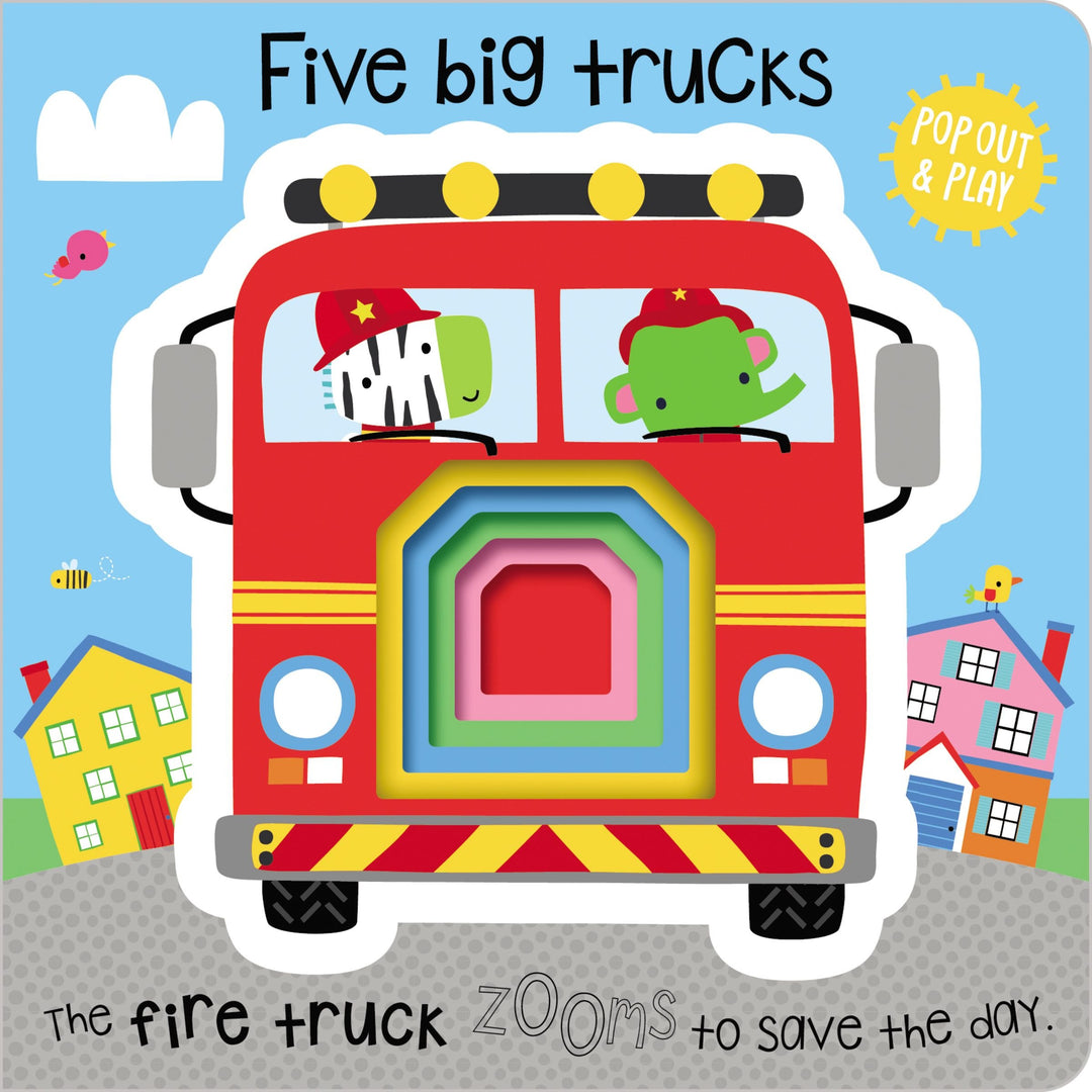 Libro Infantil Pop Out Play Five Big Trucks