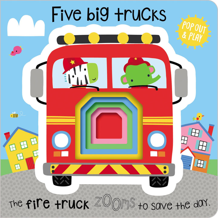 Libro Infantil Pop Out Play Five Big Trucks