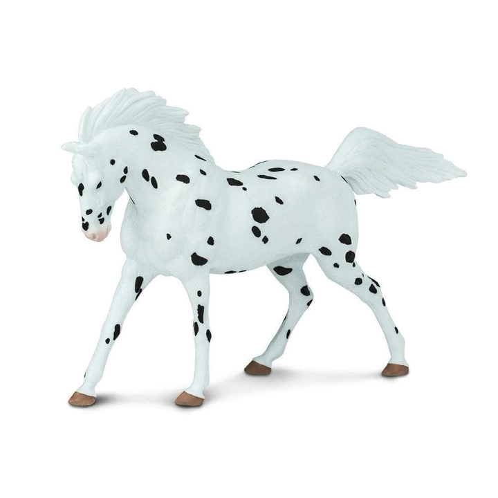 Figura Animales Caballo Knabstrupper Pintado a Mano