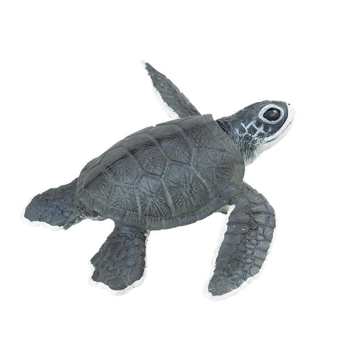 Figura Animales Tortuga Marina Bebe Pintado a Mano
