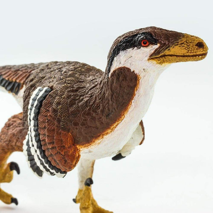 Figura Dinosaurio Deinonychus Pintado a Mano