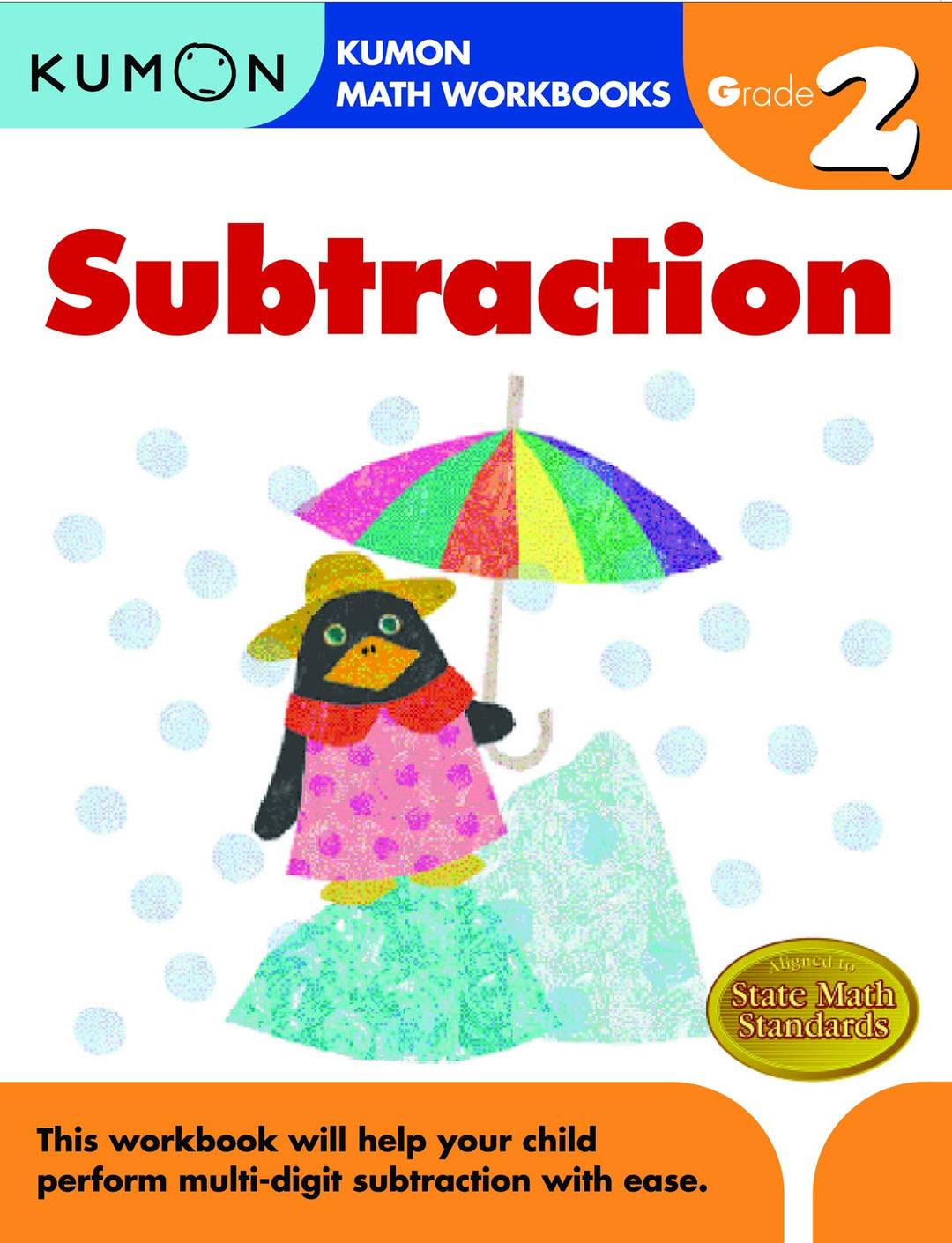 Libro Didáctico Kumon Grade 2 Subtraction Para Niños