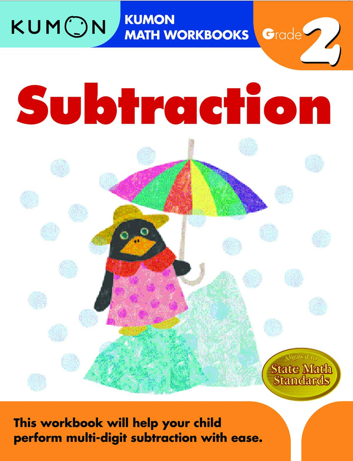 Libro Didáctico Kumon Grade 2 Subtraction Para Niños