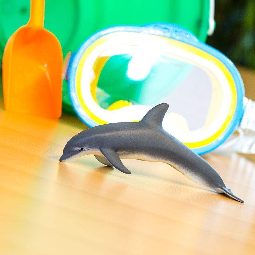 Figura Animales Delfin Nariz De Botella Pintado a Mano