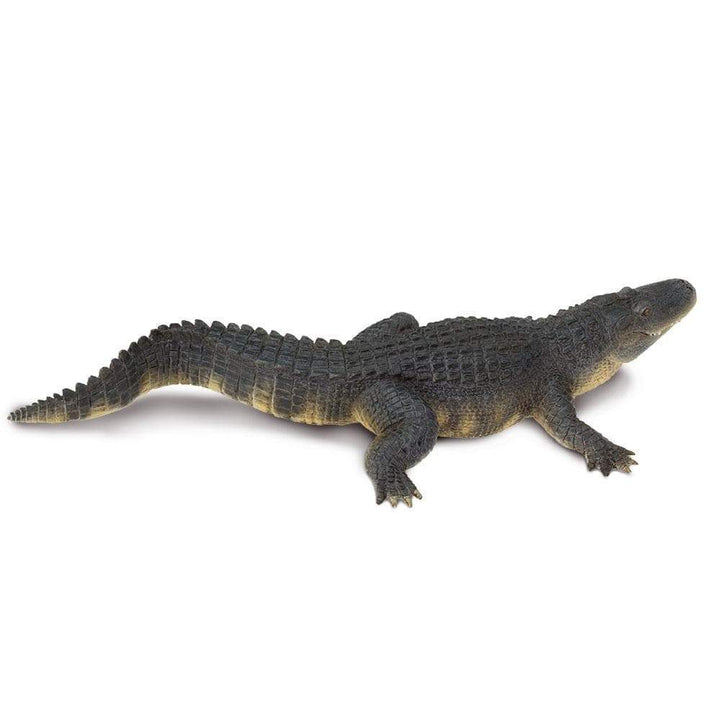 Figura Animales Caiman Pintado a Mano
