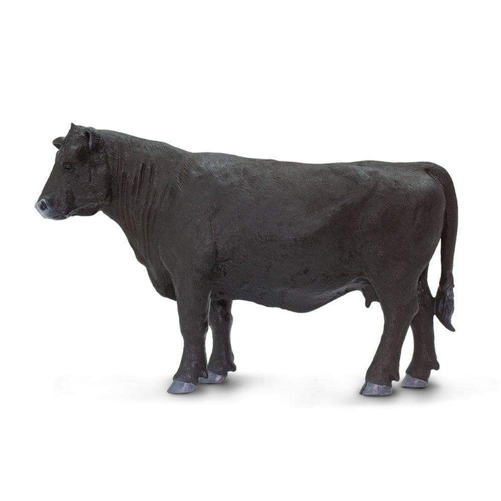 Figura Animales Vaca Angus Pintado a Mano