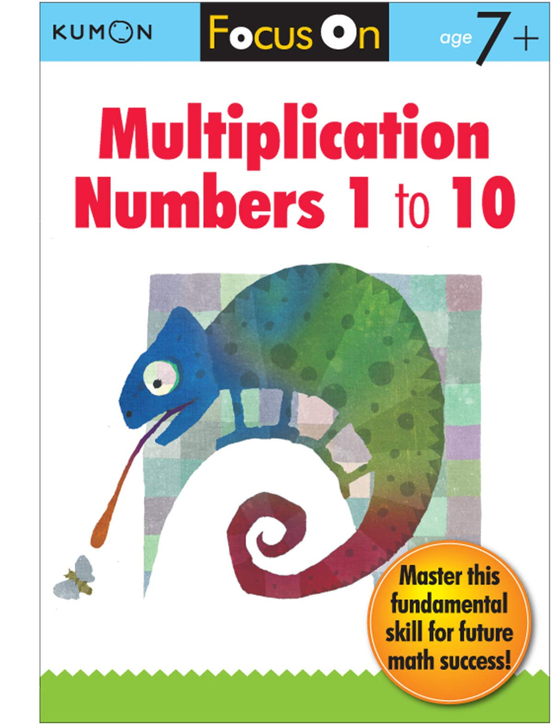 Libro Didáctico kumon: Multiplication numbers 1-10 Niños