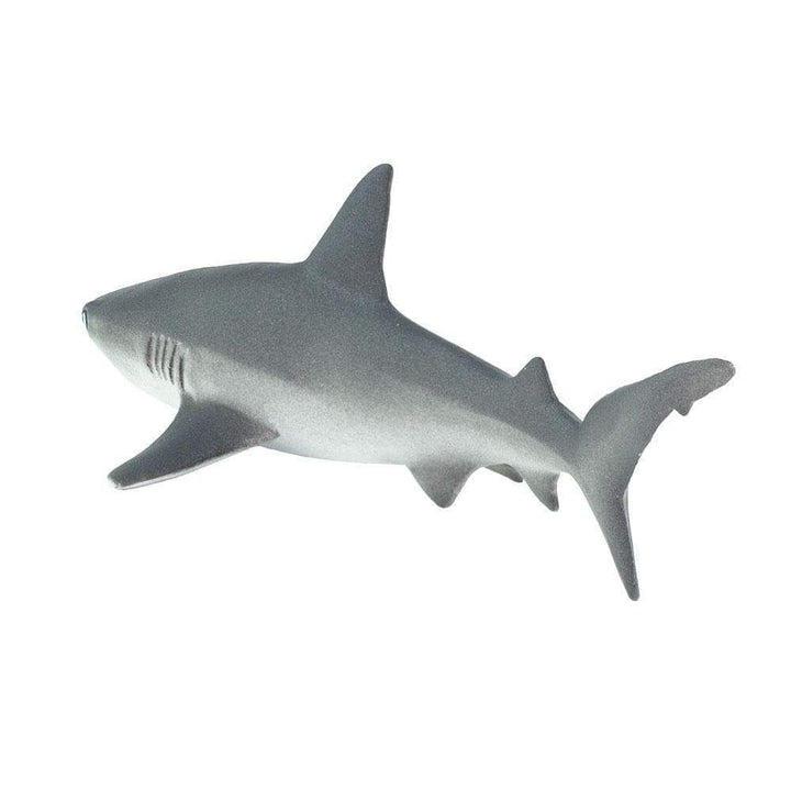 Figura Animales Tiburon Gris Pintado a Mano