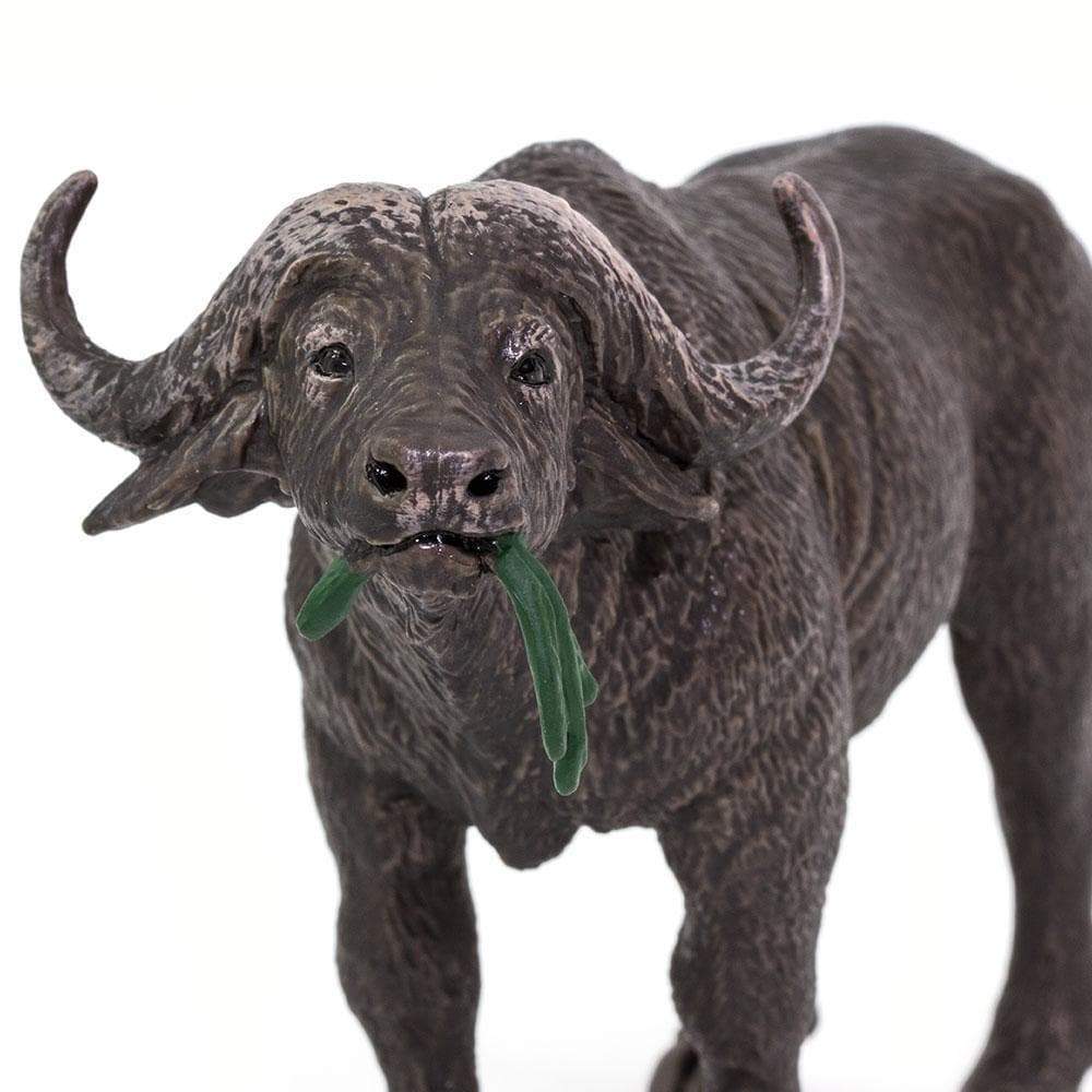 Figura Animales Bufalo Del Cabo Pintado a Mano