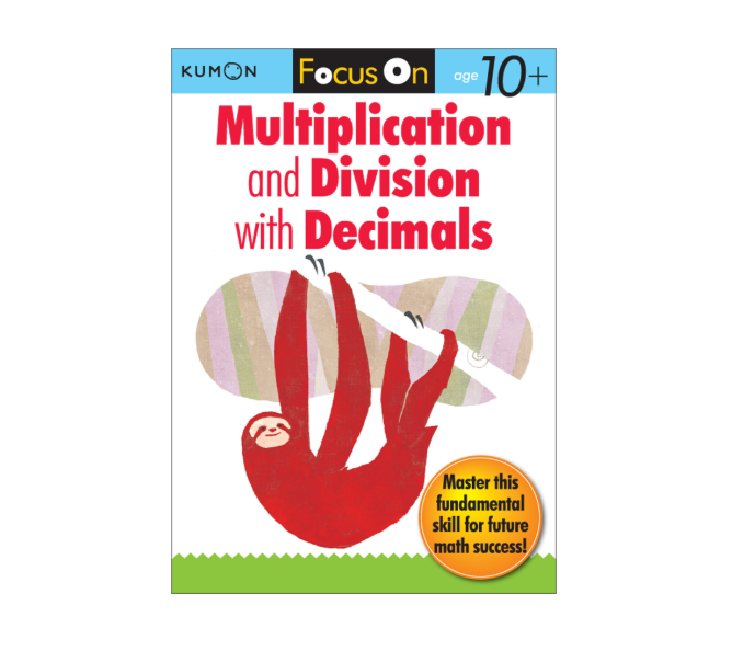 Libro Kumon Multiplication And Division With Decimals Niños