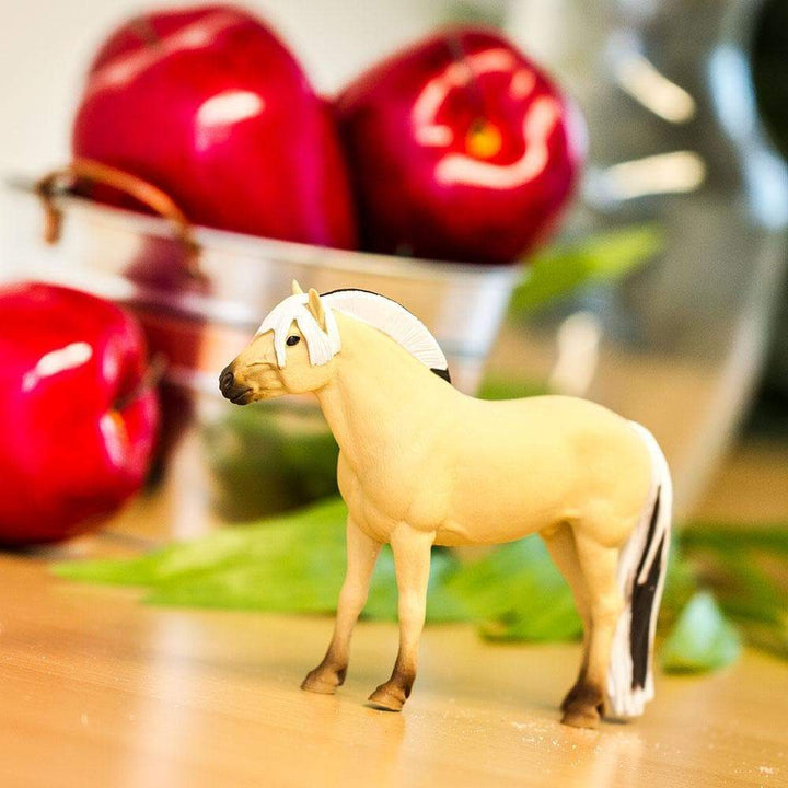 Figura Animales Caballo Fjord Pintado a Mano