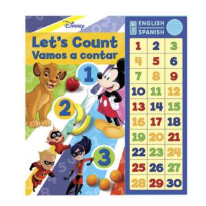 Libro Interactivo Disney Bilingüe Vamos A Contar