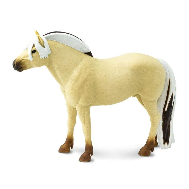 Figura Animales Caballo Fjord Pintado a Mano