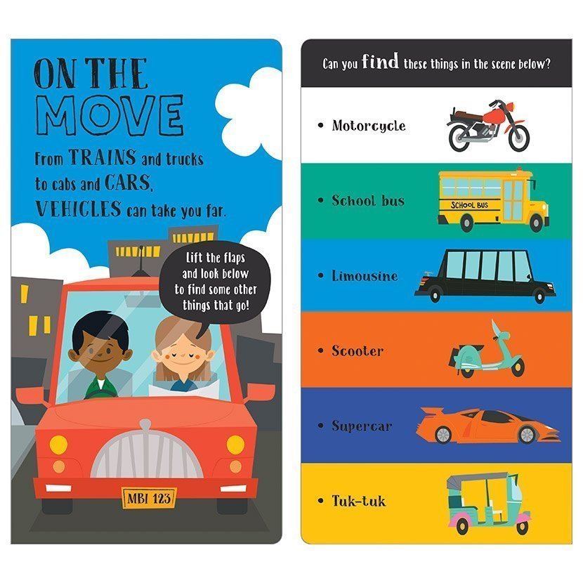 Libro Infantil Busy Book Of Vehicles