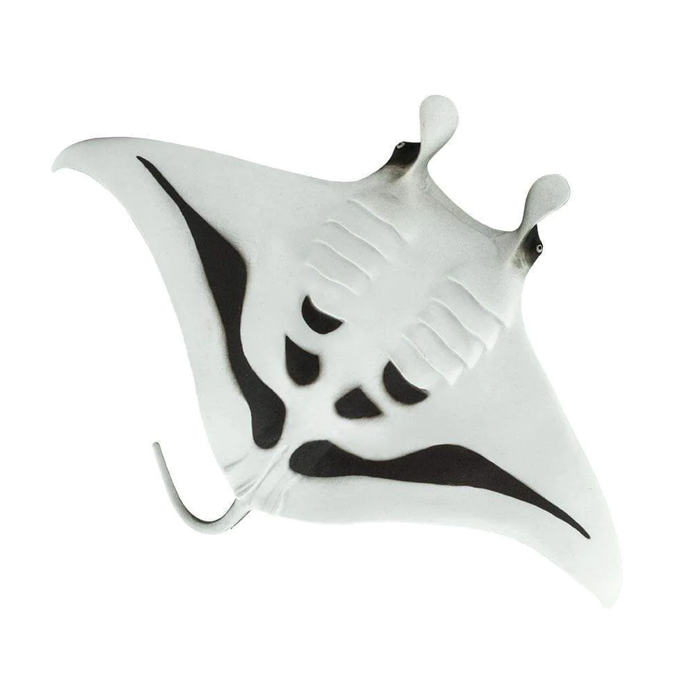 Figura Animales Manta Raya Pintado a Mano