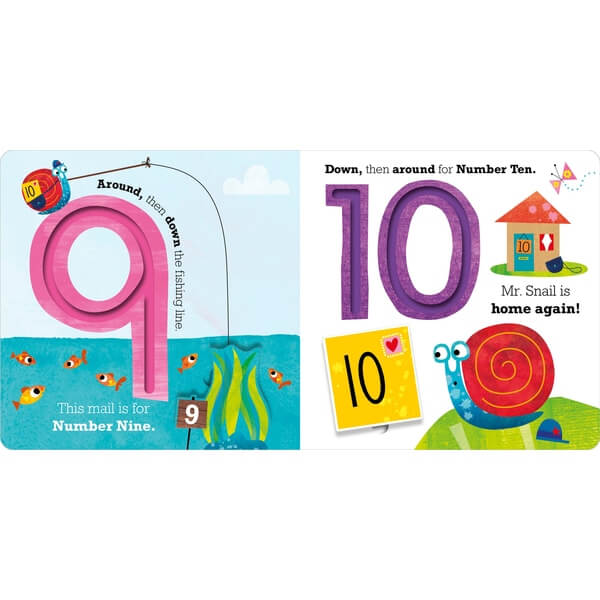Libro Infantil Mr. snails counting trails