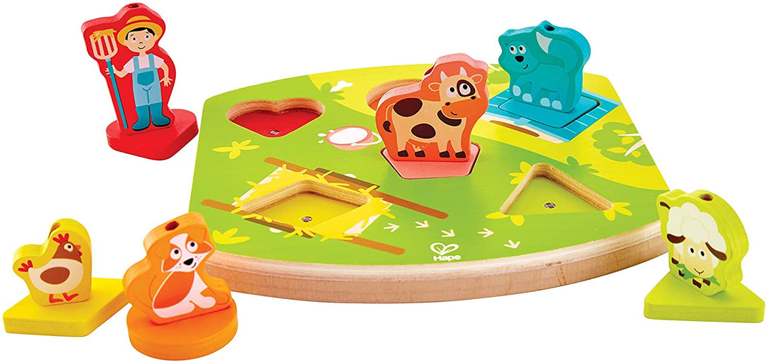 Rompecabezas De La Granja Con Formas y Sonido