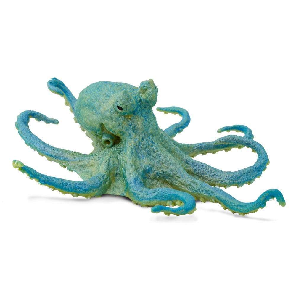 Figura Animales Pulpo Pintado a Mano
