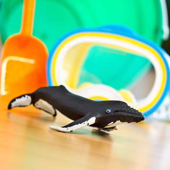 Figura Animales Ballena jorobada Pintado a Mano