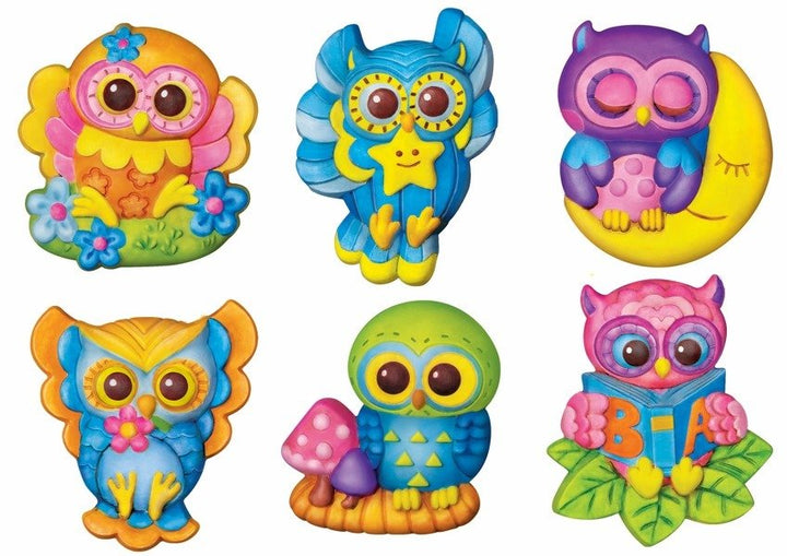 Set de Manualidades Moldea y Pinta Búhos