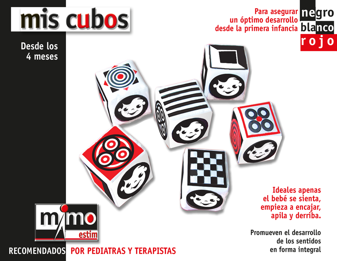 Cubos Sensoriales Mimo por 6