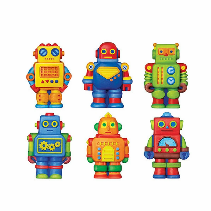 Manualidades : Moldea y pinta: Robots