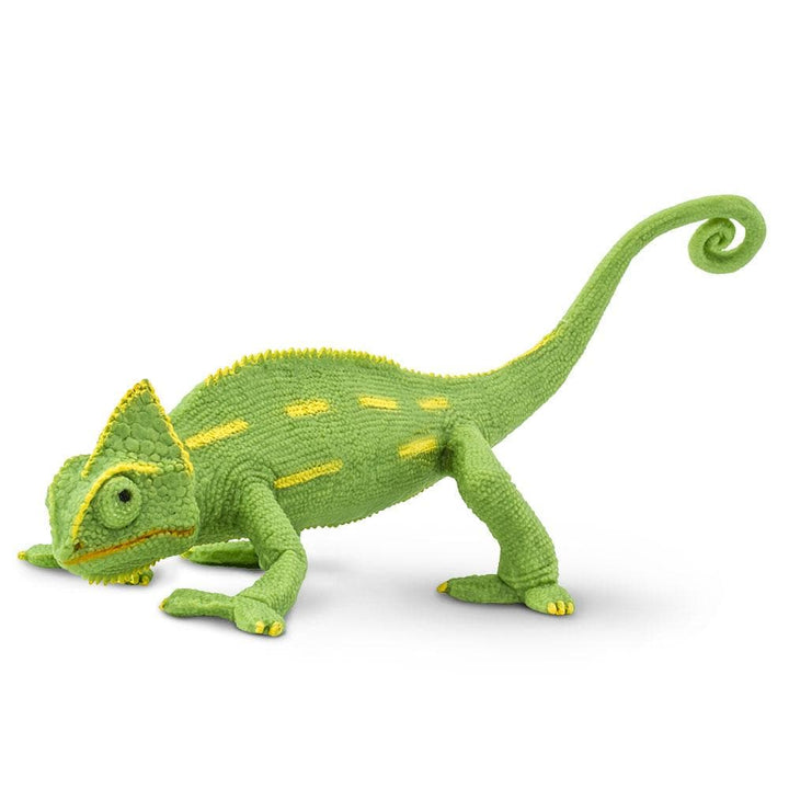 Figura Animales Camaleon Bebe Pintado a Mano