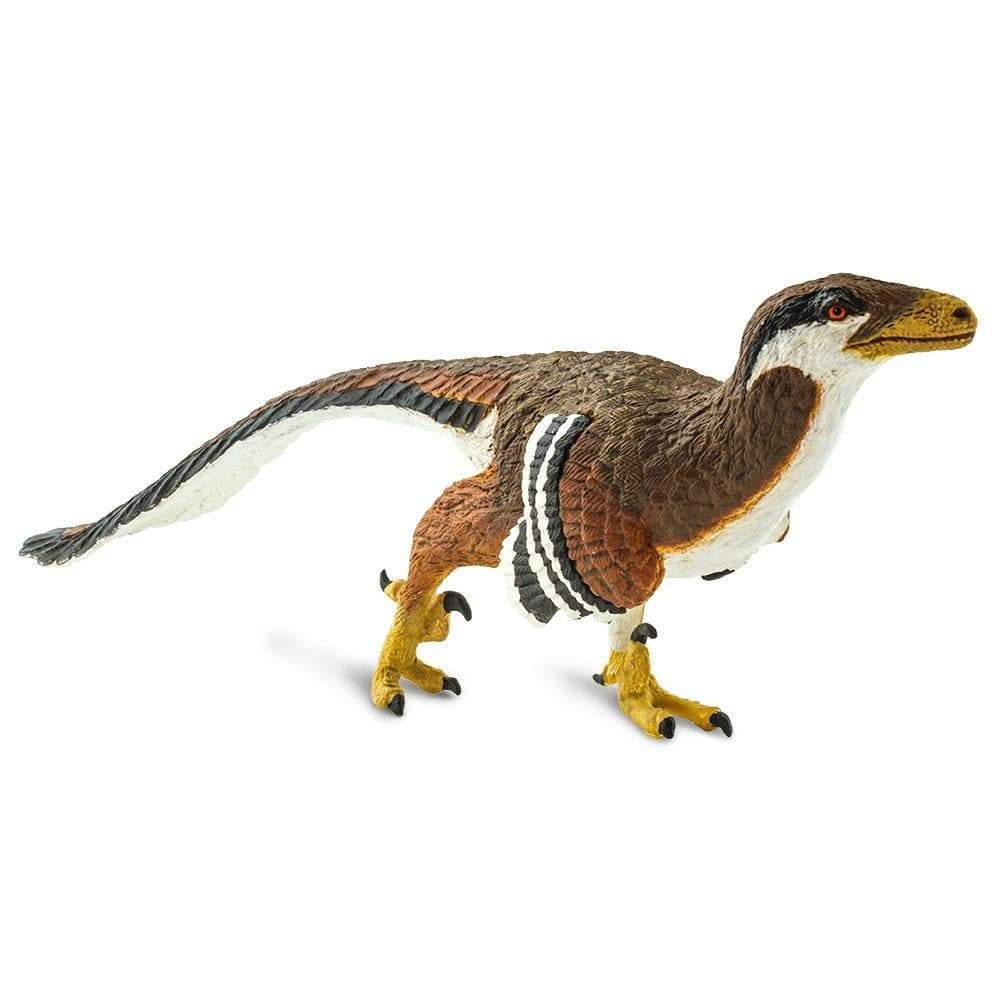 Figura Dinosaurio Deinonychus Pintado a Mano