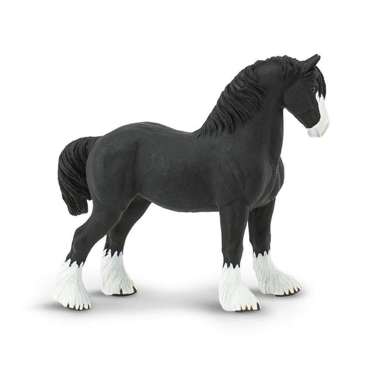 Figura Animales Caballo Shire Stallion Pintado a Mano