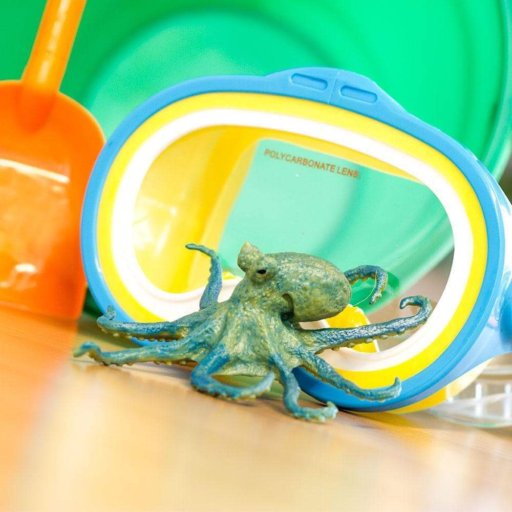 Figura Animales Pulpo Pintado a Mano