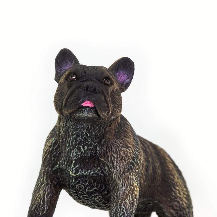 Figura Animales Bulldog Frances Pintado a Mano