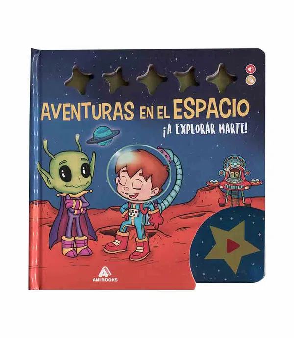 Libro Infantil Aventuras En El Espacio ¡A Explorar Marte!