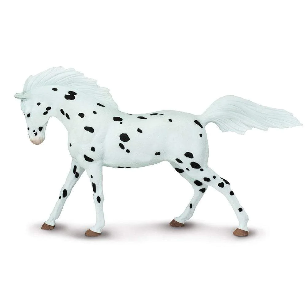 Figura Animales Caballo Knabstrupper Pintado a Mano