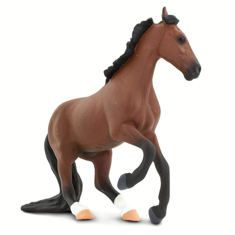 Figura Animales Caballo Pura Sangre Pintado a Mano