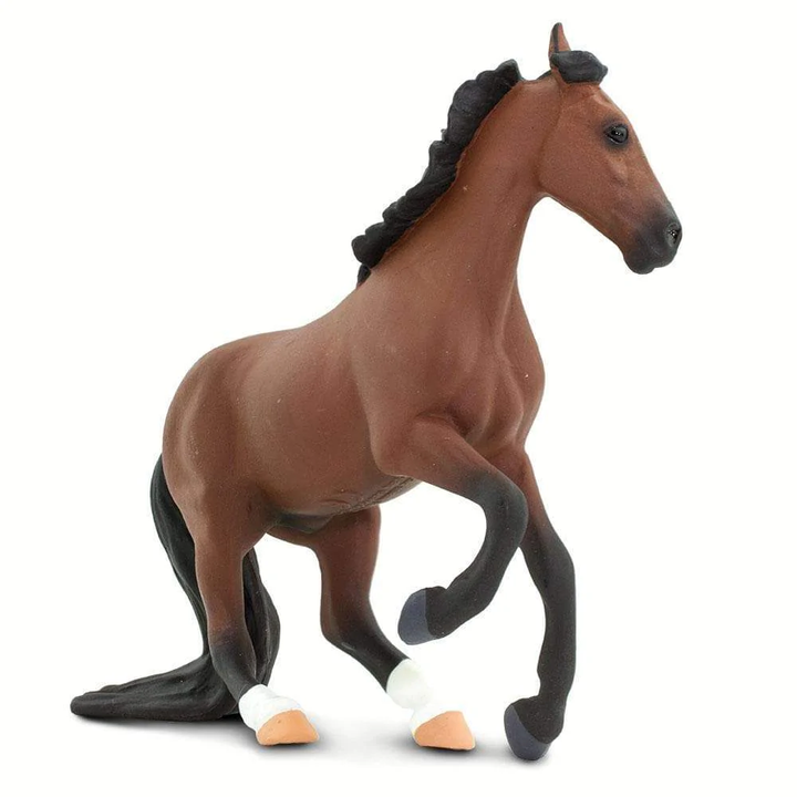 Figura Animales Caballo Pura Sangre Pintado a Mano