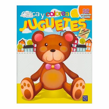 Libro Calca y colorea Juguetes
