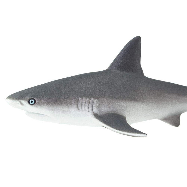 Figura Animales Tiburon Gris Pintado a Mano