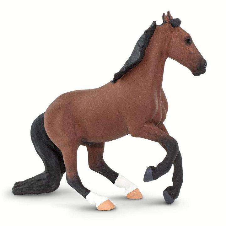 Figura Animales Caballo Pura Sangre Pintado a Mano