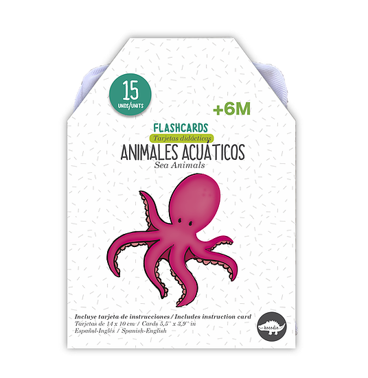 Flash Cards Kocodio Animales Acuáticos