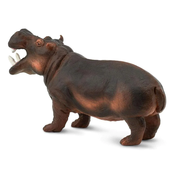 Figura Animales Hipopotamo Pintado a Mano