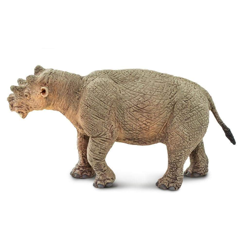 Figura Dinosaurios Uintatherium Pintado a Mano