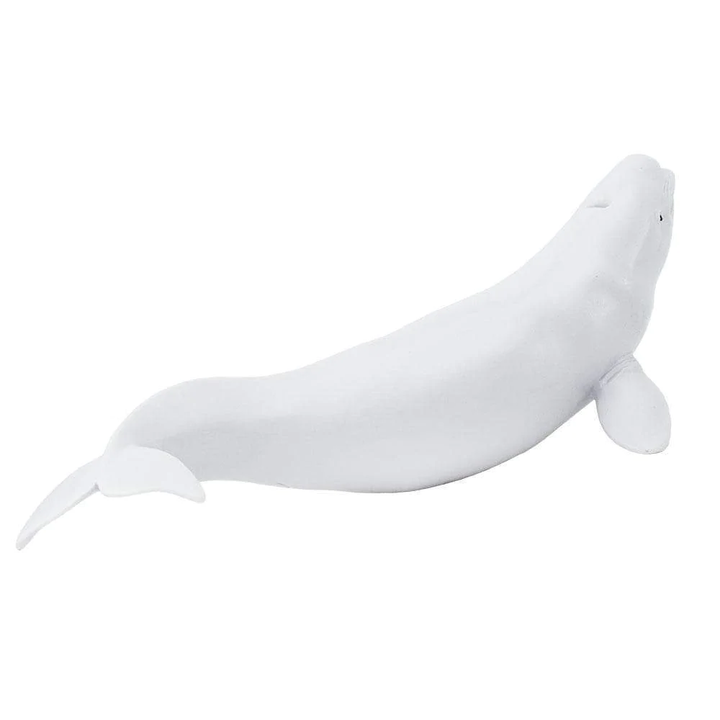 Figura Animales Ballena Beluga Pintado a Mano