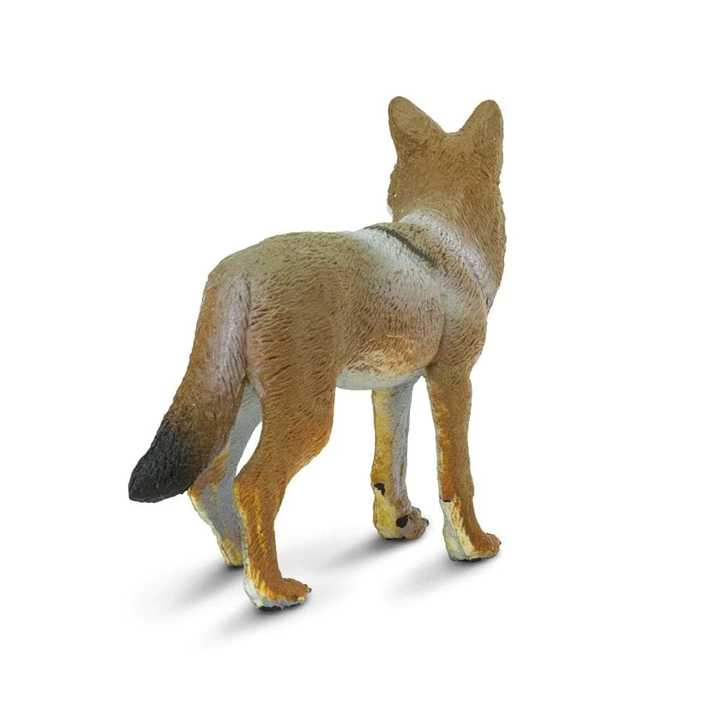 Figura Animales Coyote Pintado a Mano