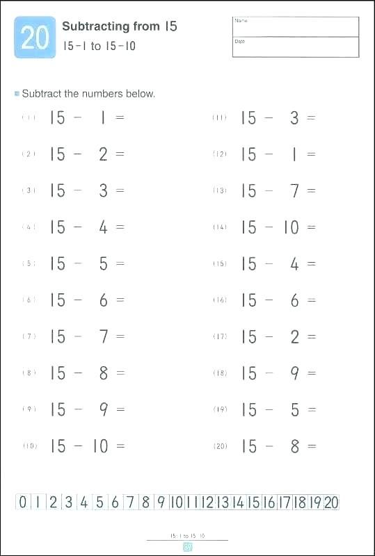 Libro Didáctico kumon Subtration para Niños