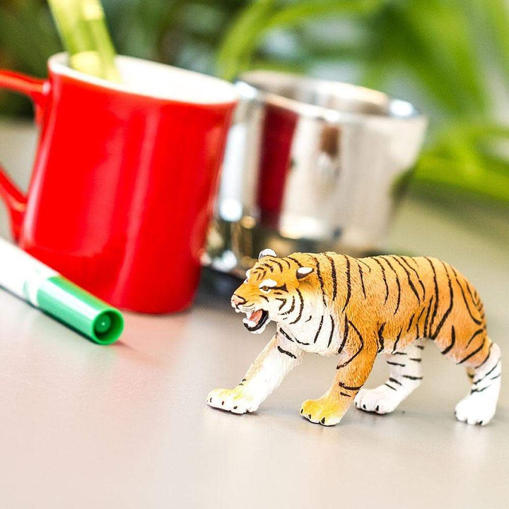 Figura Animales Tigre Bengala Pintado a Mano