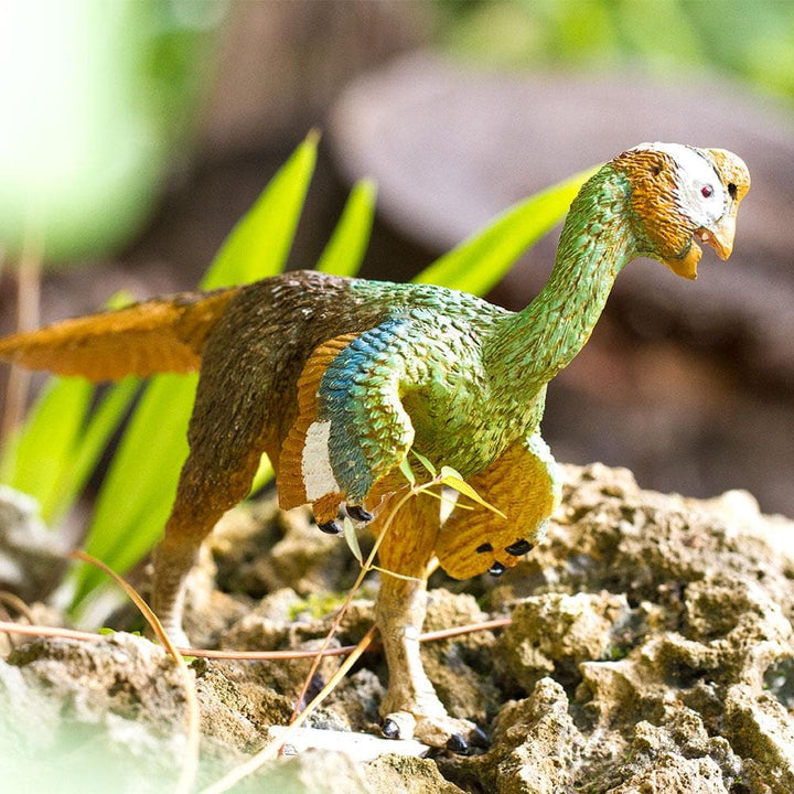 Figura Dinosaurio Citipati Pintado a Mano