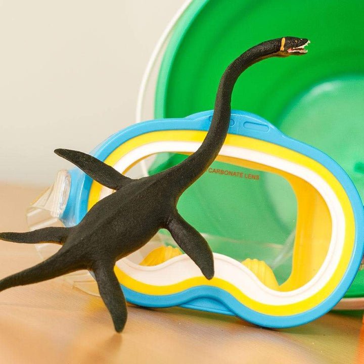 Figura Dinosaurio Elasmosaurus Pintado a Mano
