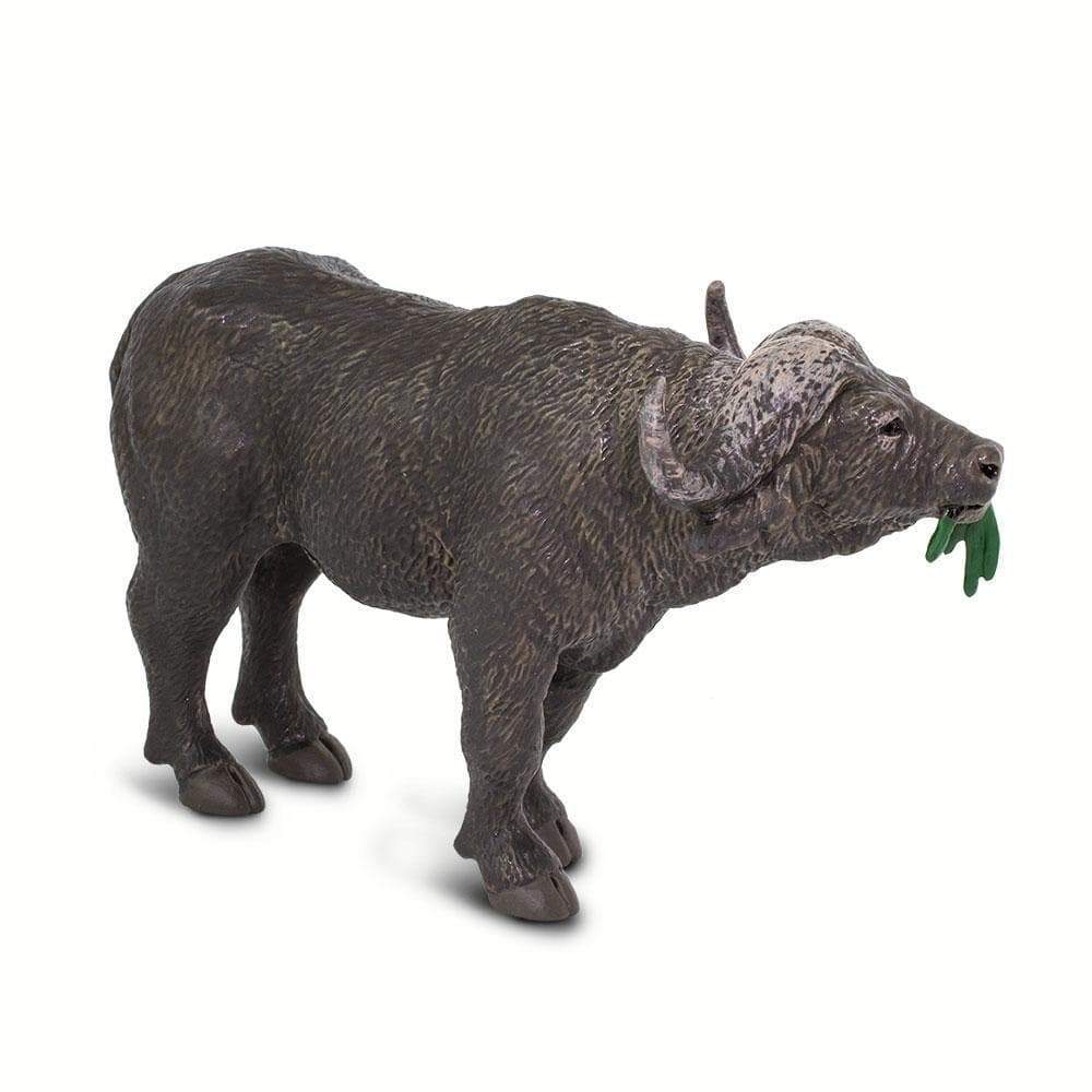 Figura Animales Bufalo Del Cabo Pintado a Mano