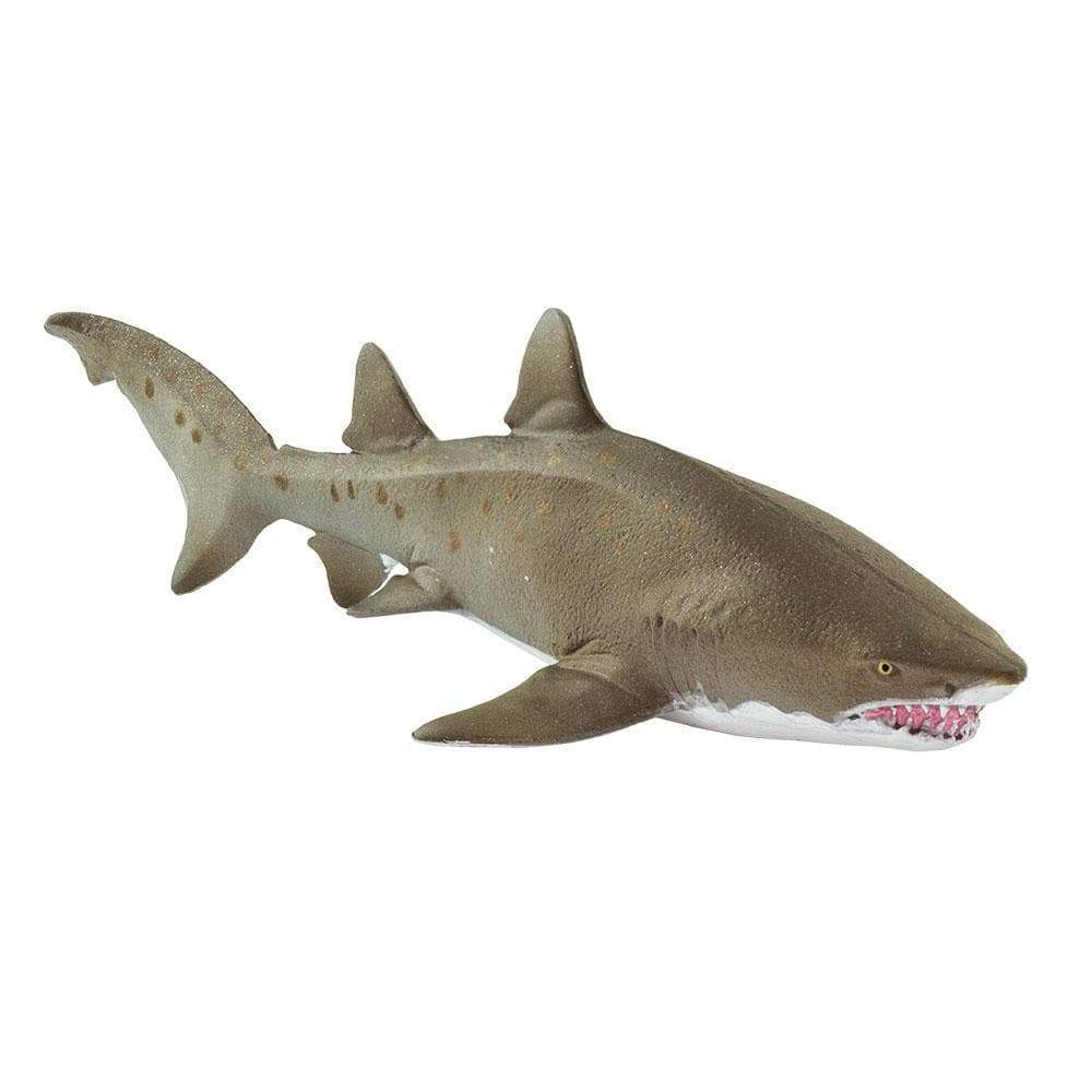 Figura Animales Tiburon Tigre Pintado a Mano