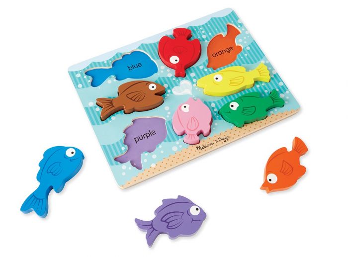 Encajable los colores de los peces